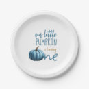Search for blue pumpkin plates Whimsical