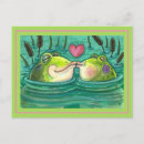 Search for frog lover postcards Green