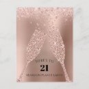Search for 21st birthday postcards Glitter