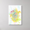 Search for musical notes canvas prints White