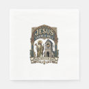 Search for church napkins Jesus christ