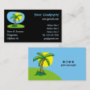 Search for palm tree business cards Summer