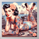 Search for vintage tattoo posters Old school tattoo