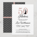 Search for blush pink 50th birthday invitations Elegant