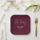 Search for burgundy paper plates Modern