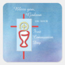 Search for blue communion stickers Catholic
