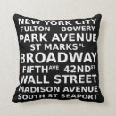 Search for new york city cushions Typography