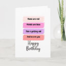 Search for cheeky birthday cards Friend