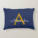 Search for blue and gold cushions For her