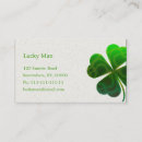 Search for lucky business cards Floral