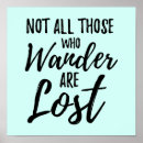 Search for not all who wander posters Typography