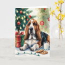 Search for basset hound christmas cards Pet