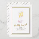 Search for brunch and bubbly birthday invitations Gold