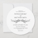 Search for floral circle wedding invitations Unique