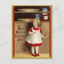 Search for vintage girl thanksgiving cards Cute