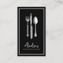 Search for food blogger business cards Chef
