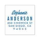 Search for clear rubber stamps Return address