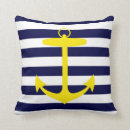 Search for yellow anchor cushions Stripes