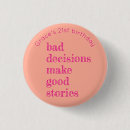 Search for twenty first badges Pink