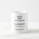Search for work anniversary mugs Coworker