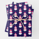 Search for pink snowman wrapping paper Winter
