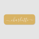 Search for yellow name tags Cute