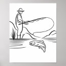 Search for fishing line posters Fisherman