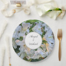 Search for floral wedding plates White flowers