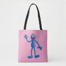 Search for elmo and cookie monster tote bags Grover