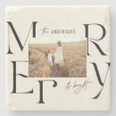 Search for retro christmas coasters Typography