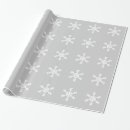 Search for snow flake wrapping paper Grey