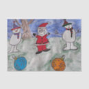 Search for christmas ornament tissue paper Santa