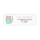 Search for kids girls return address labels Girly