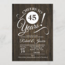 Search for 45 invitations 45th anniversary celebration