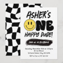 Search for one happy dude birthday invitations Hippie