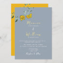 Search for dusty blue and yellow wedding invitations Couple