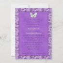 Search for purple butterfly wedding invitations Flowers