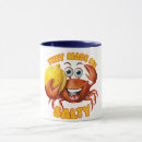 Search for funny crab mugs Beach