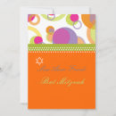 Search for hot pink orange invitations Pixdezines