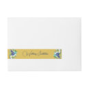 Search for navy and yellow return address labels Elegant
