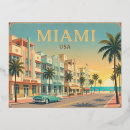 Search for vintage miami postcards Ocean drive