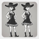 Search for vintage cowgirl stickers Cowboy