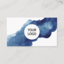 Search for ocean business cards Blue