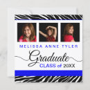 Search for zebra graduation invitations High school