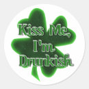 Search for kiss me stickers Four leaf clover