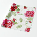 Search for white rose wrapping paper Bridal shower