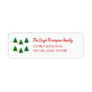 Search for forest trees return address labels Snowflakes