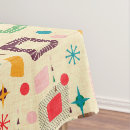 Search for 1950s tablecloths Atomic