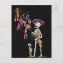 Search for day of the dead postcards Schoolskeletal