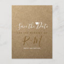 Search for kraft paper save the dates Rustic